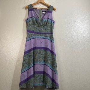 Alyn Paige Vintage Y2k 90s Whimsigoth Fairycore babydoll Floral Dress sz 9/10